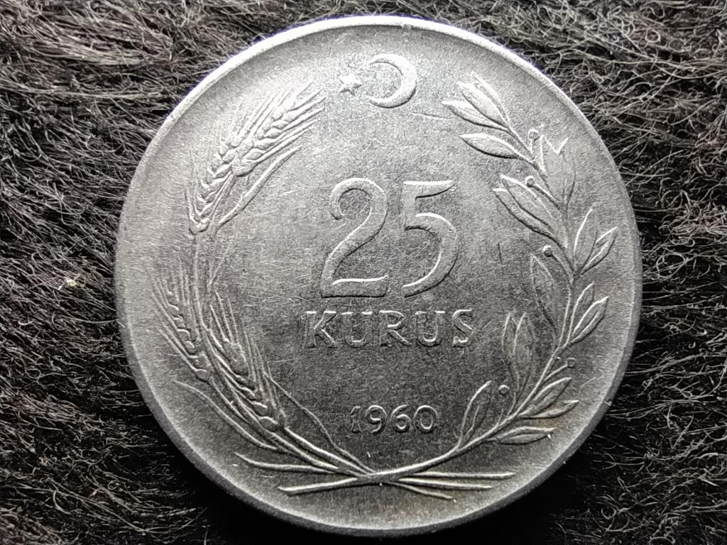 Törökország 25 kurus 1960