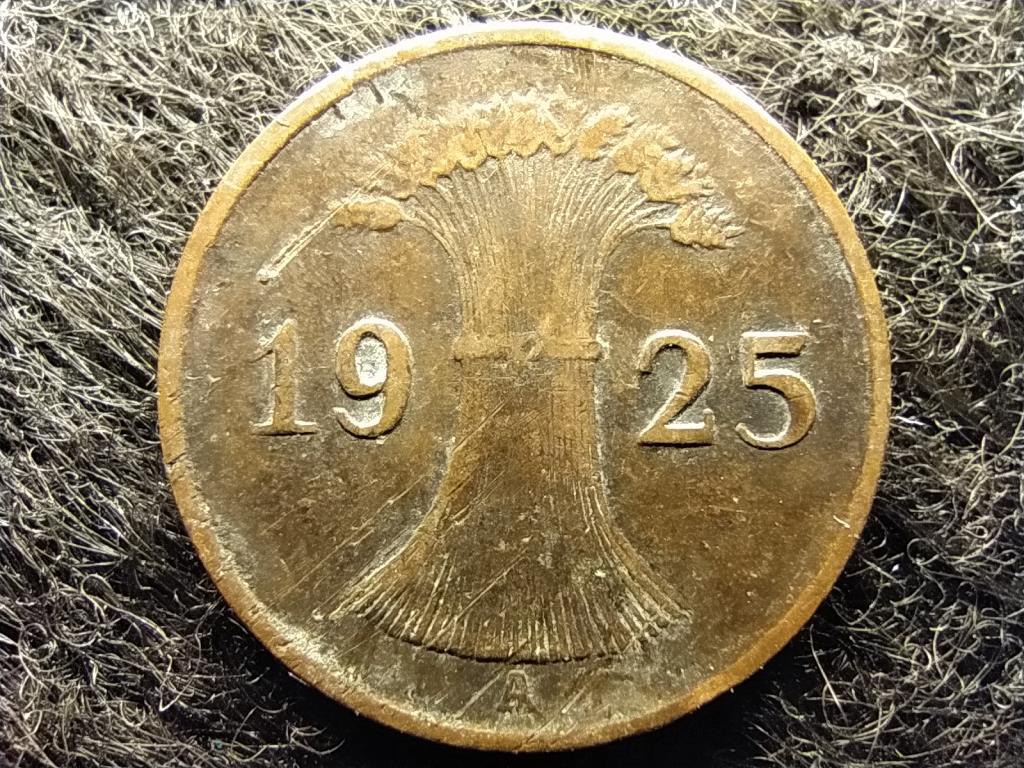 Németország Weimari Köztársaság (1919-1933) 1 birodalmi pfennig 1925 A