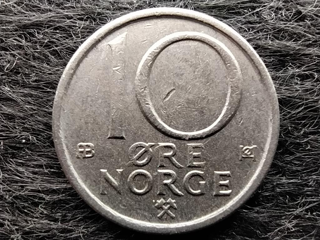 Norvégia V. Olaf (1957-1991) 10 Öre 1976