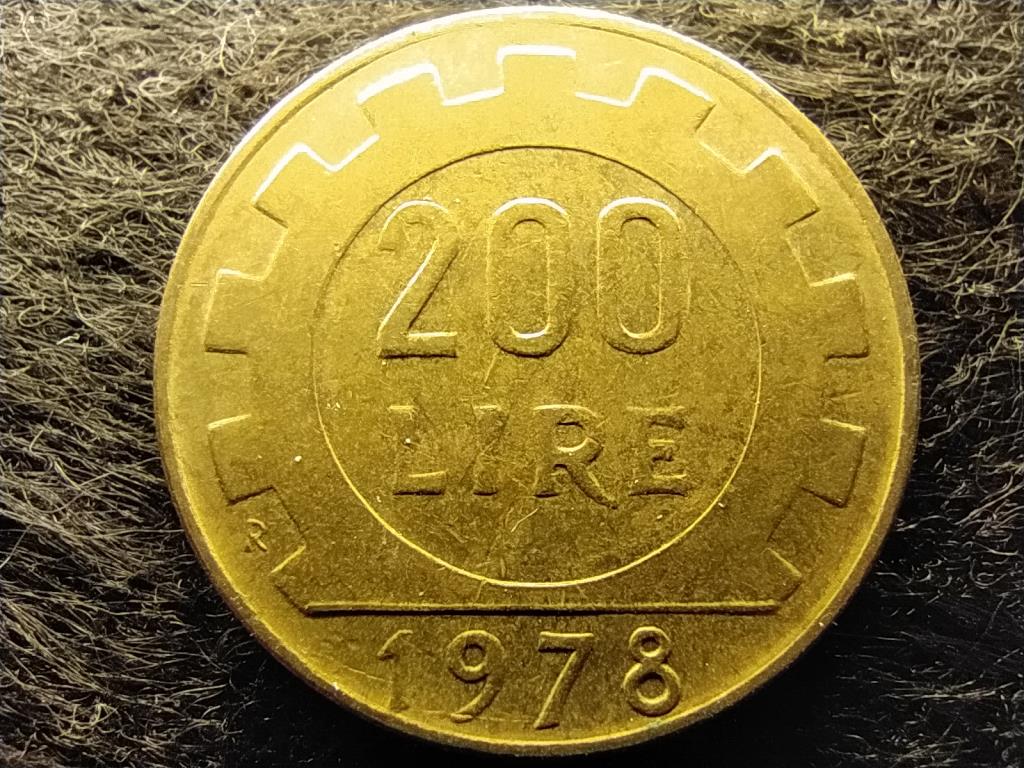 Olaszország Köztársaság (1946-napjaink) 200 Líra 1978 R
