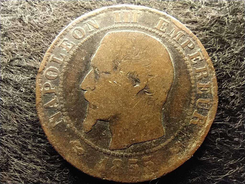 Franciaország III. Napóleon (1852-1870) 5 Centimes 1855 B