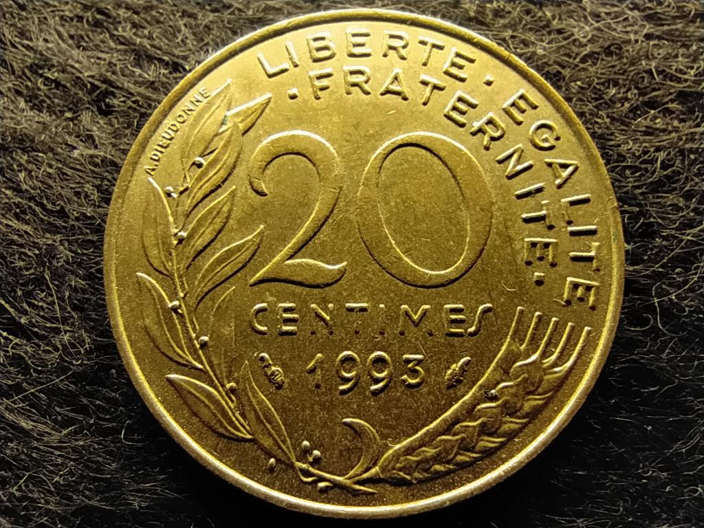 Franciaország 20 Centimes 1993