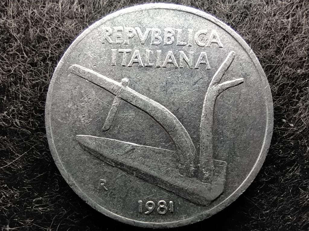 Olaszország Köztársaság (1946-napjaink) 10 Líra 1981 R