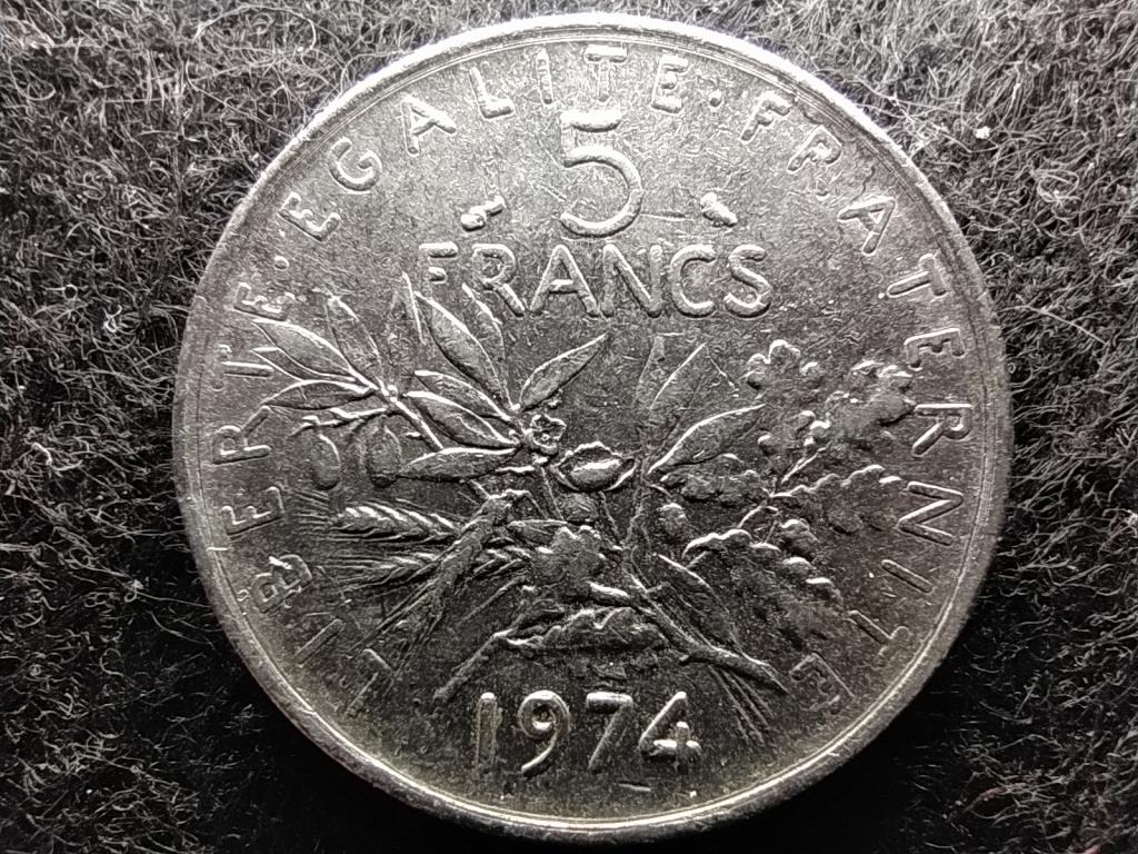 Franciaország 5 frank 1974