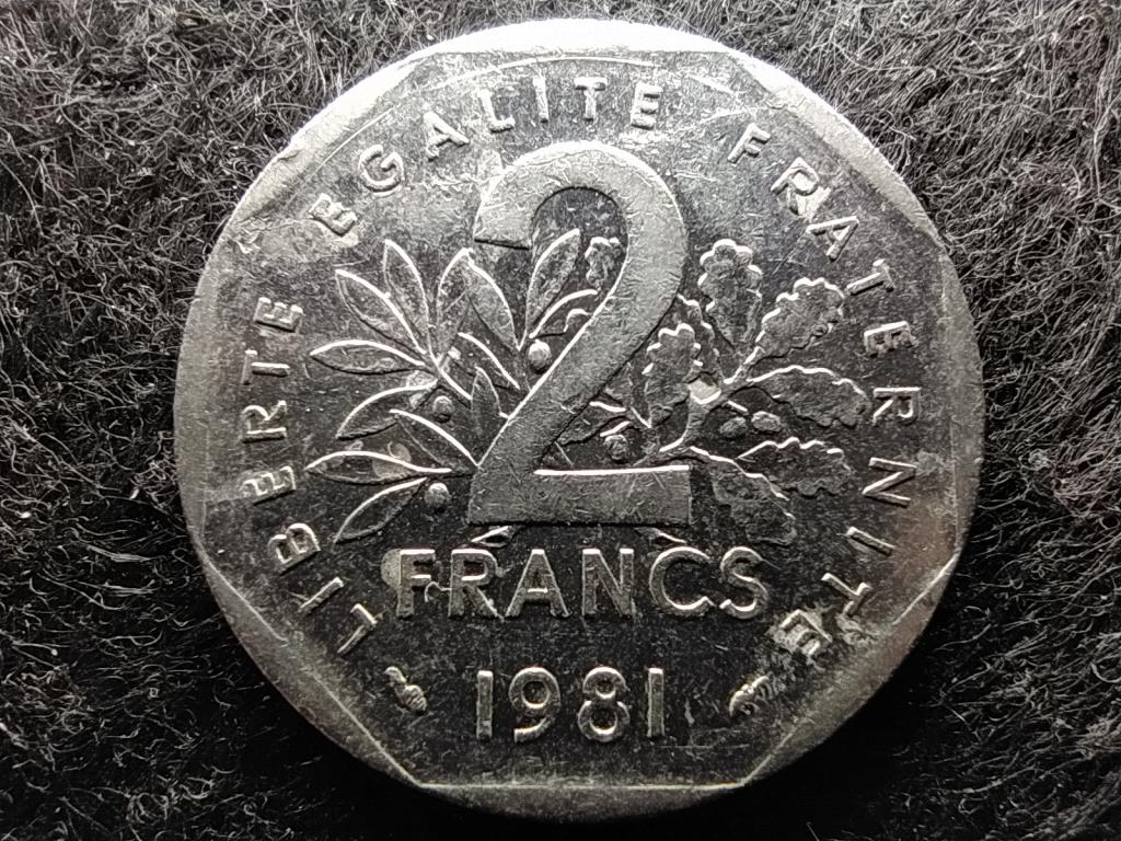 Franciaország 2 frank 1981