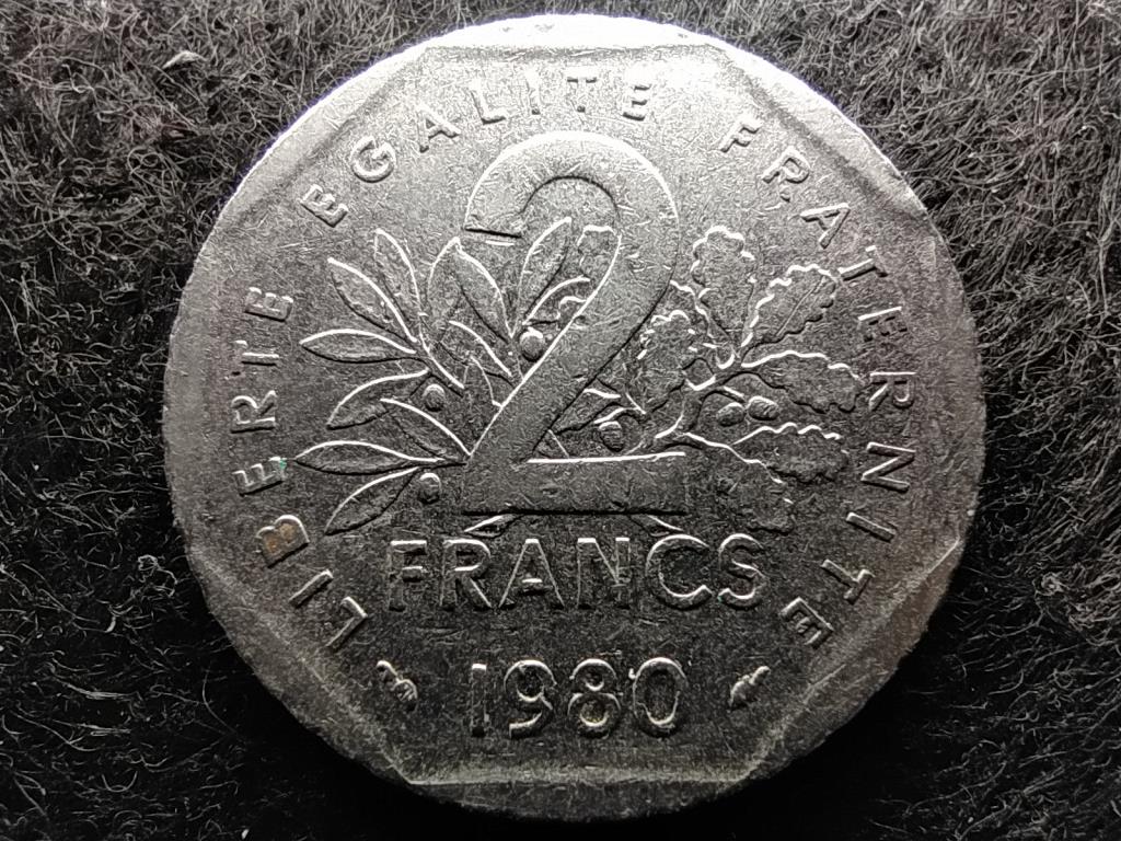 Franciaország 2 frank 1980