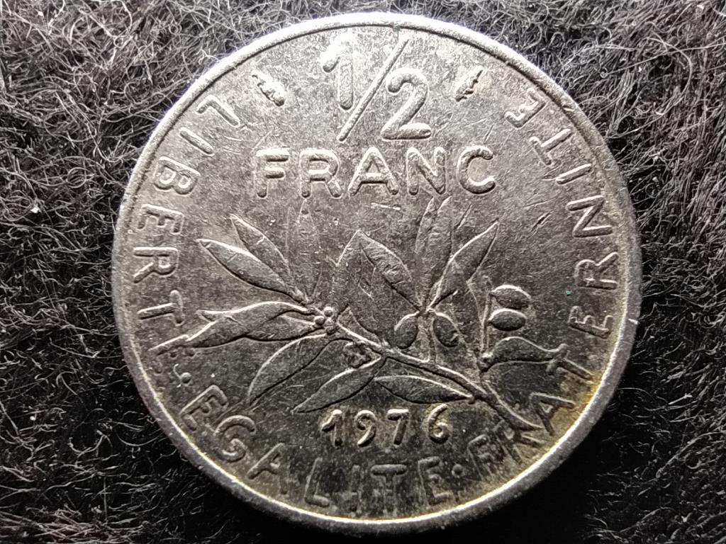 Franciaország 1/2 frank 1976