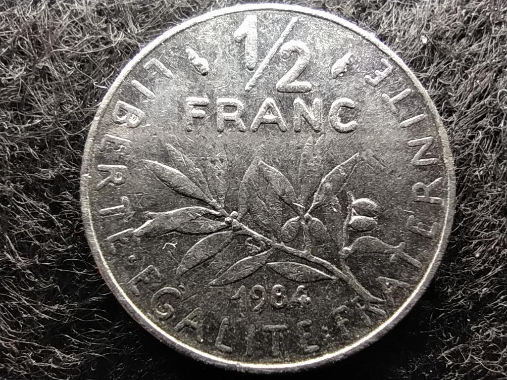 Franciaország 1/2 frank 1984
