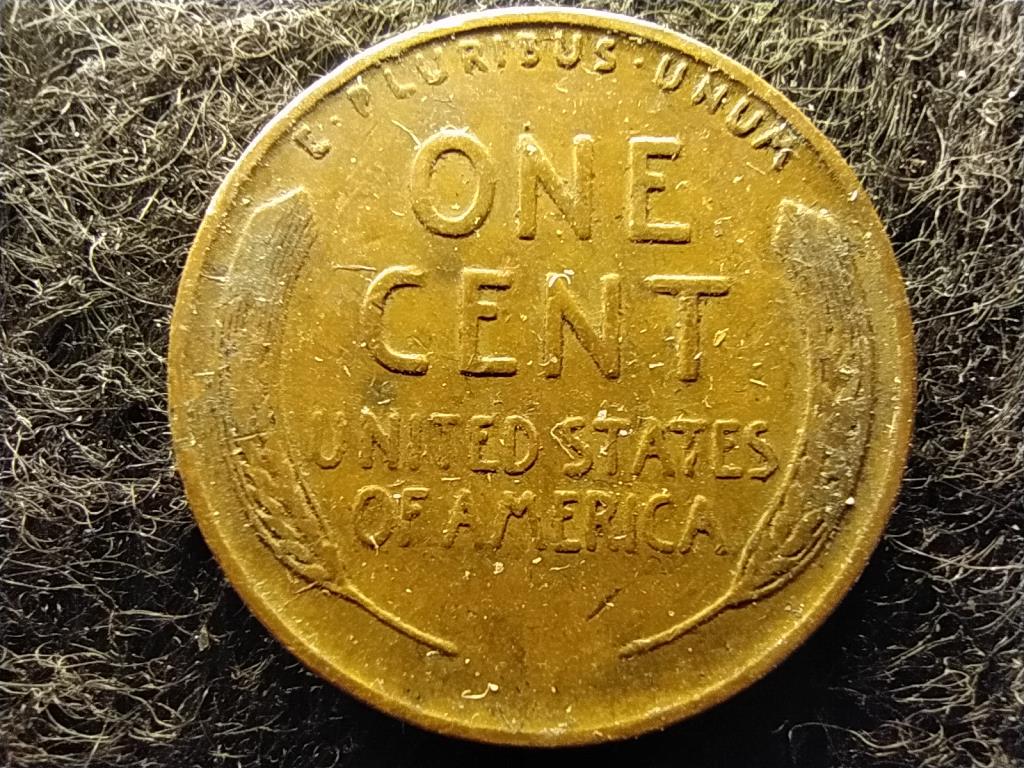 USA Lincoln Búza 1 Cent 1938