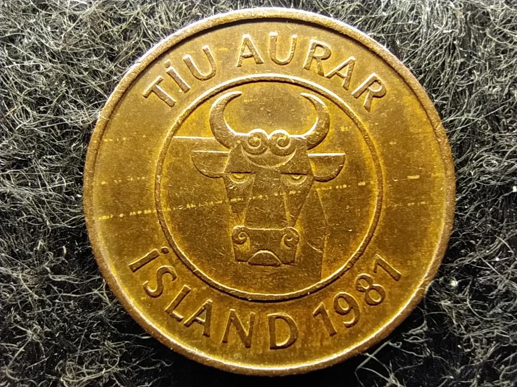 Izland 10 aurar 1981