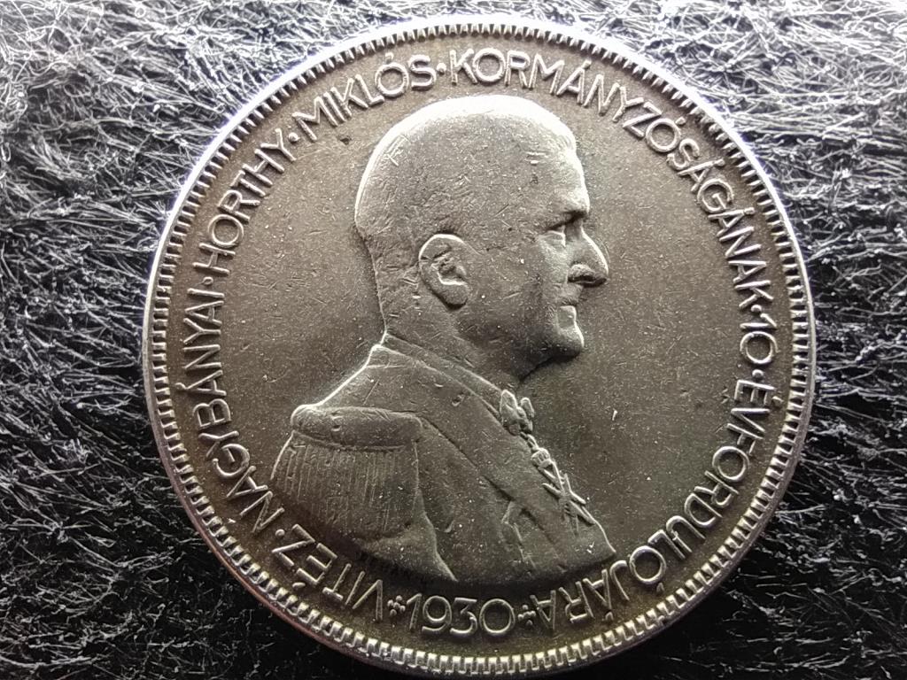Horthy Miklós .640 ezüst 5 Pengő 1930 BP