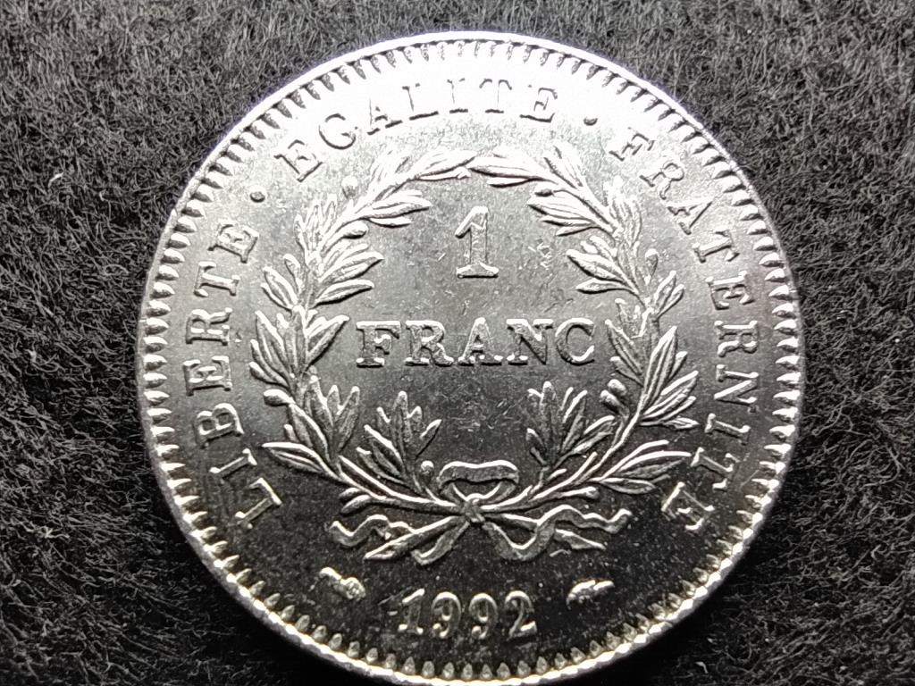 Franciaország 200 éves az Első köztársaság 1 frank 1992