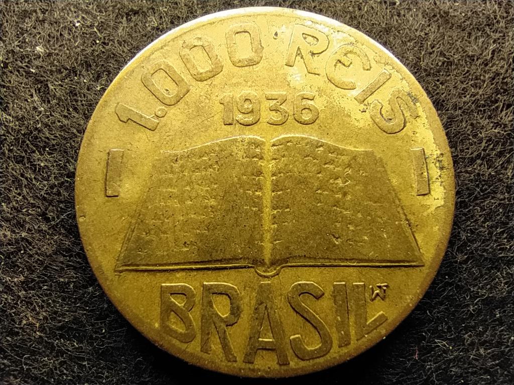 Brazília Brazíliai Egyesült Államok Köztársaság (1889-1967) 1000 reis 1936