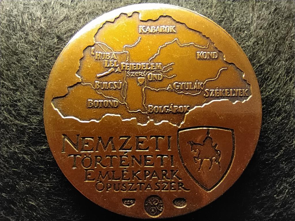 Nemzeti Történeti Emlékpark Ópusztaszer Millecentenárium éve 1996 42mm bronz