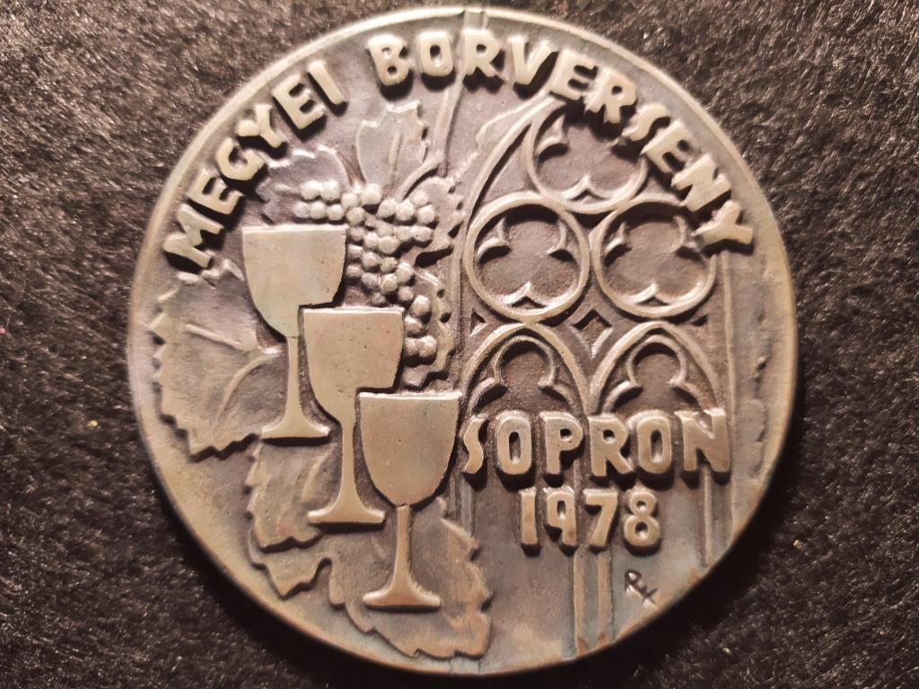 Megyei Borverseny Sopron 1978 161,3g 88mm