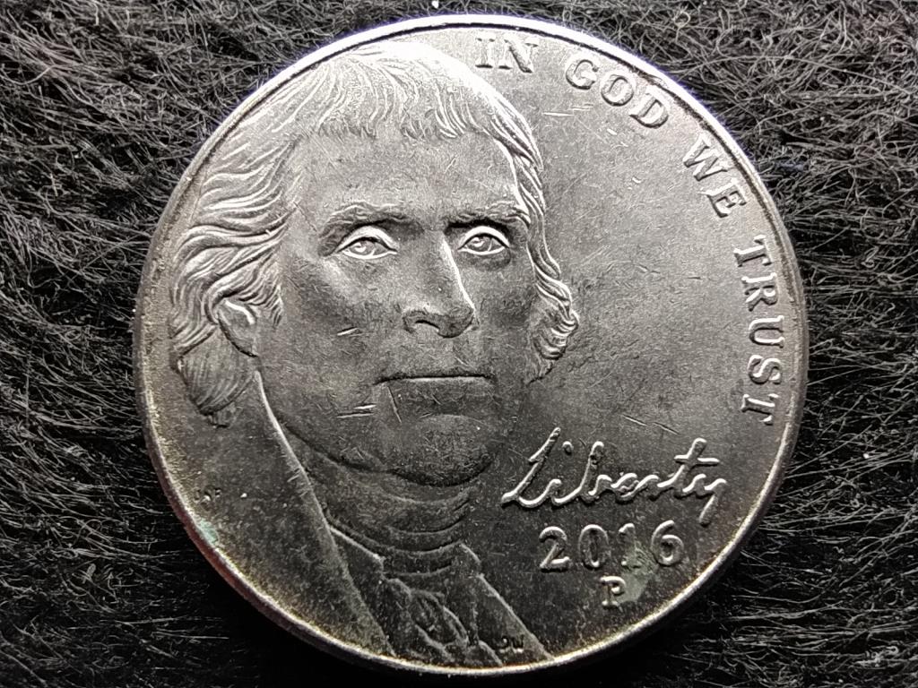 USA Jefferson nikkel Monticello 5 Cent 2016 P