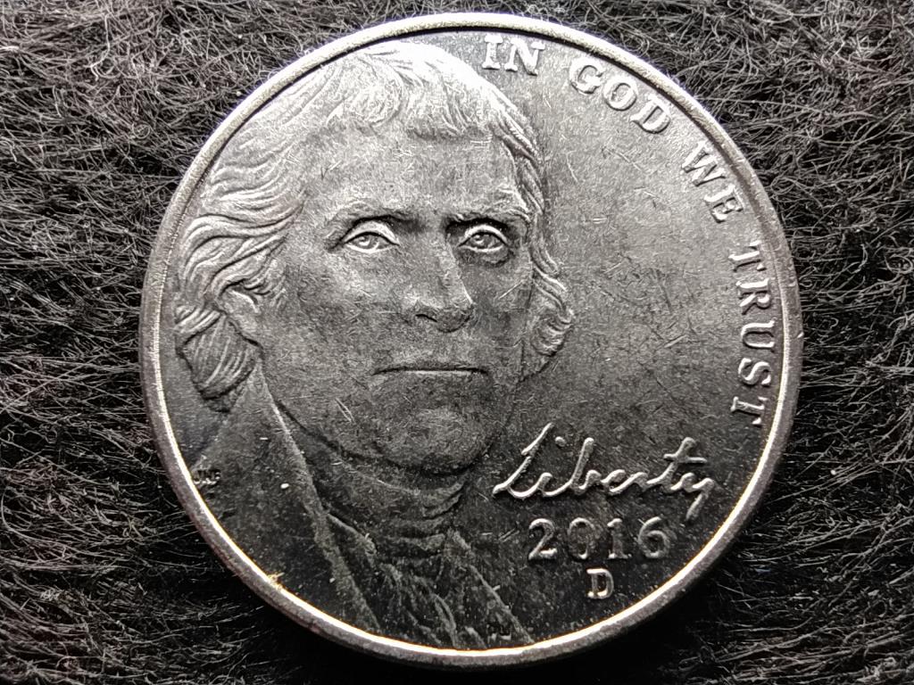 USA Jefferson nikkel Monticello 5 Cent 2016 D