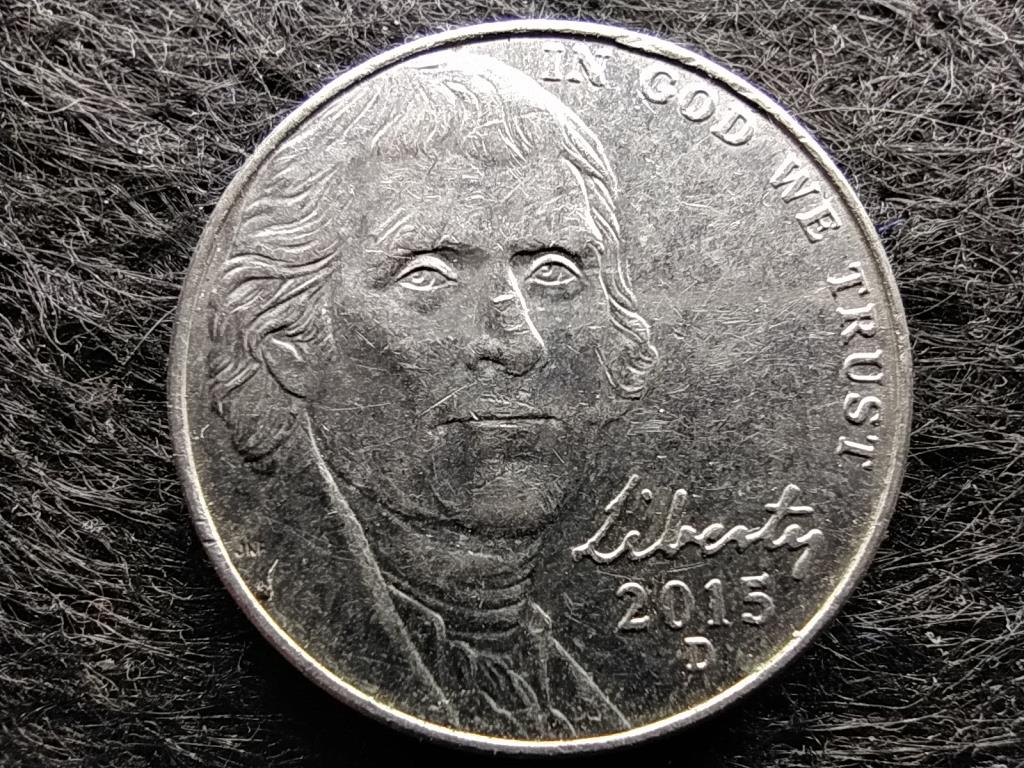 USA Jefferson nikkel Monticello 5 Cent 2015 D
