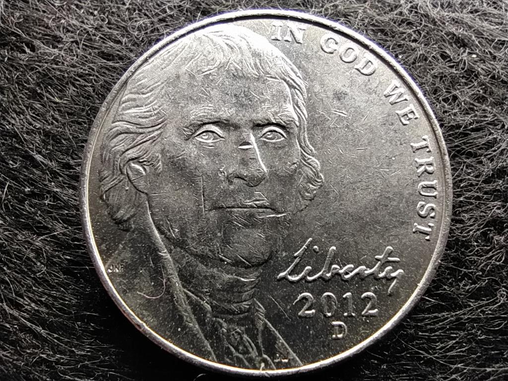 USA Jefferson nikkel Monticello 5 Cent 2012 D