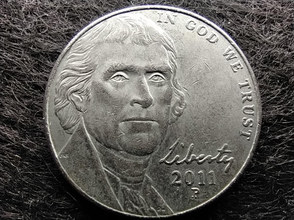 USA Jefferson nikkel Monticello 5 Cent 2011 P