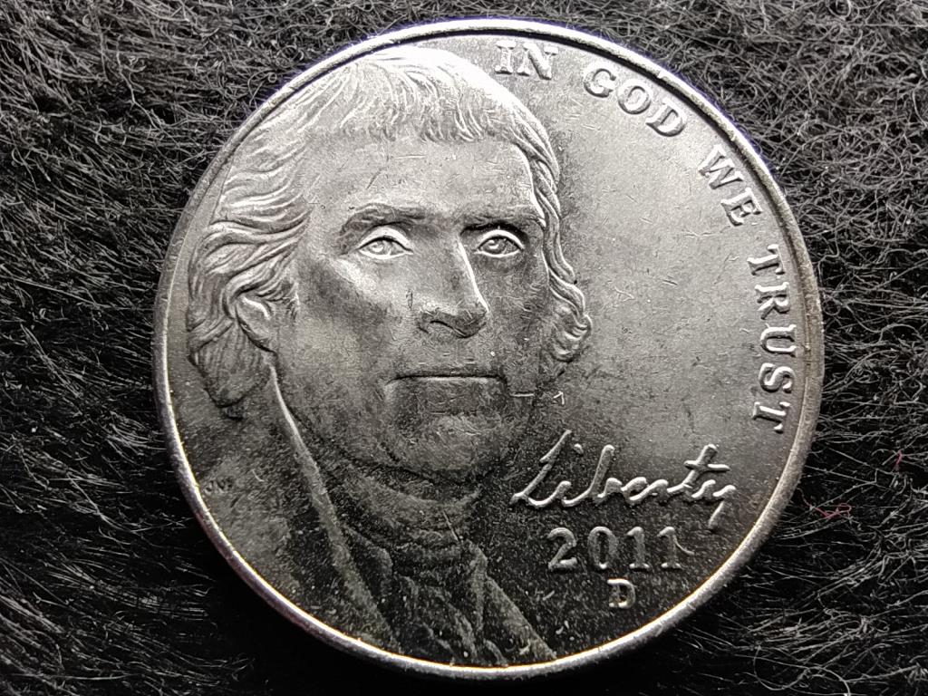 USA Jefferson nikkel Monticello 5 Cent 2011 D