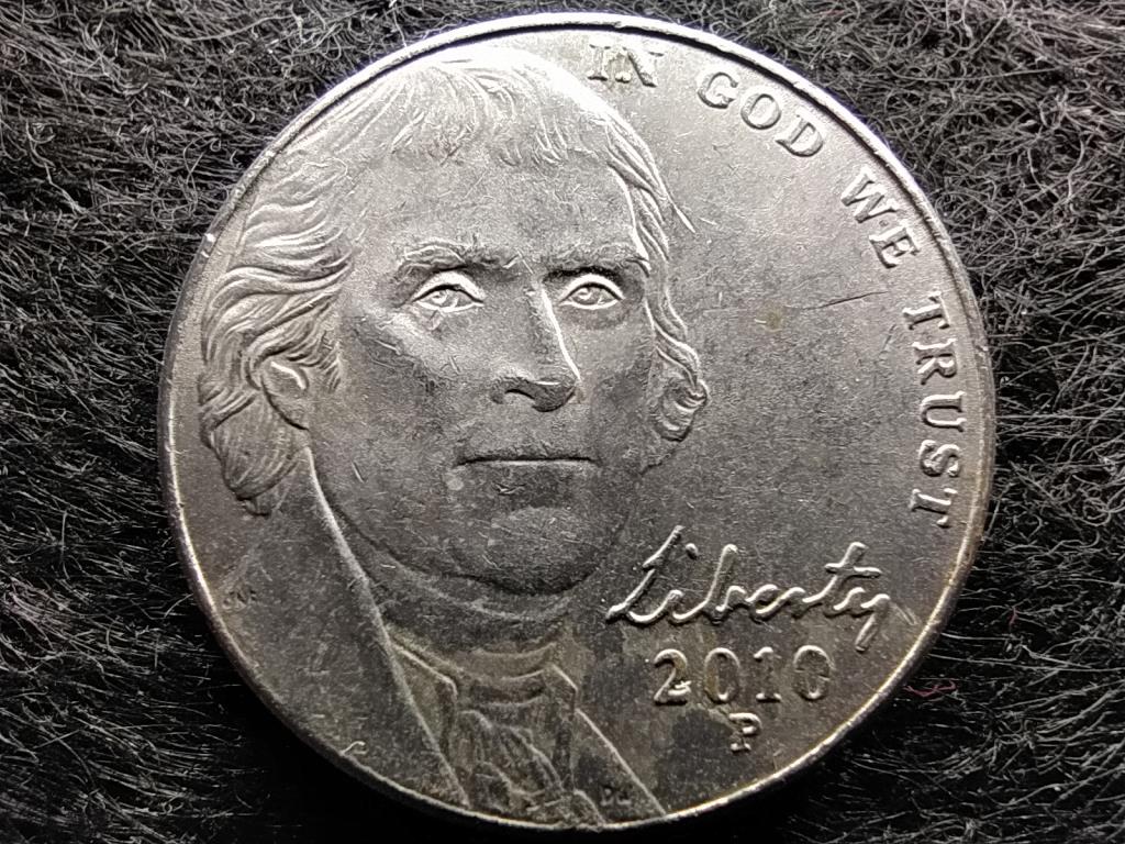 USA Jefferson nikkel Monticello 5 Cent 2010 P