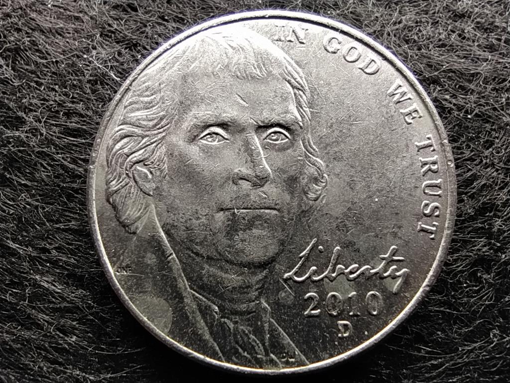 USA Jefferson nikkel Monticello 5 Cent 2010 D