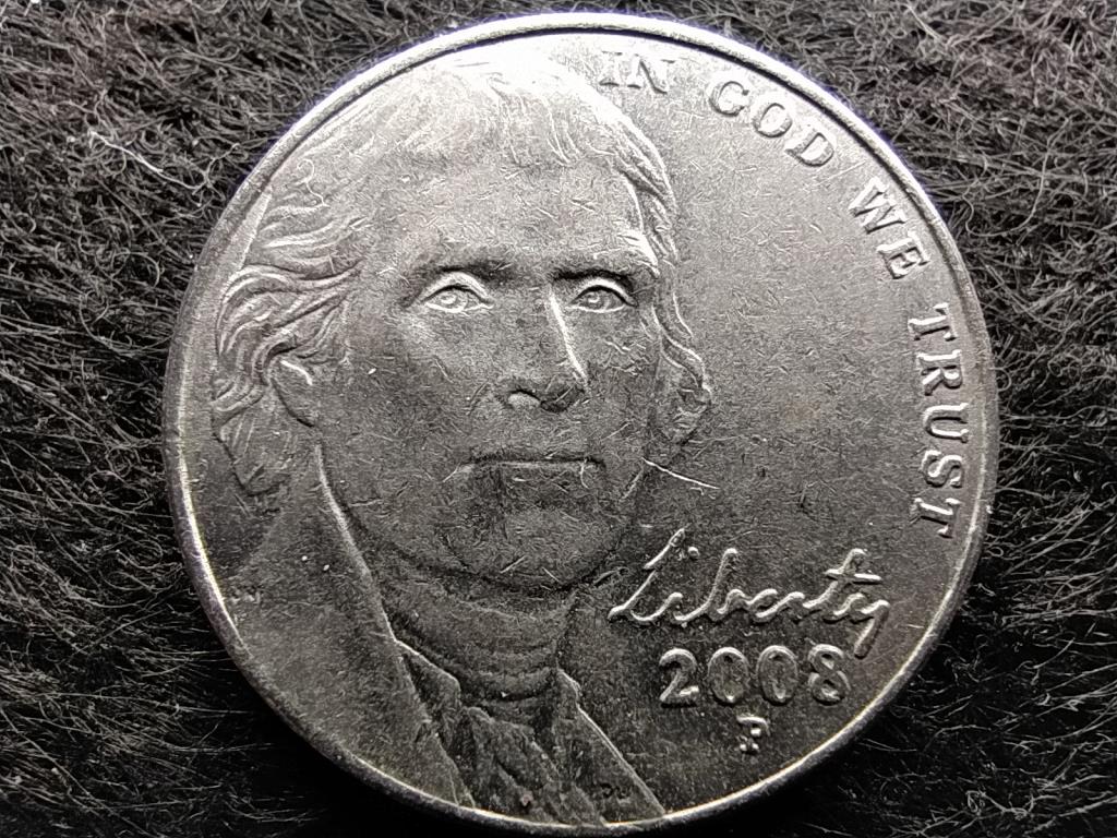 USA Jefferson nikkel Monticello 5 Cent 2008 P