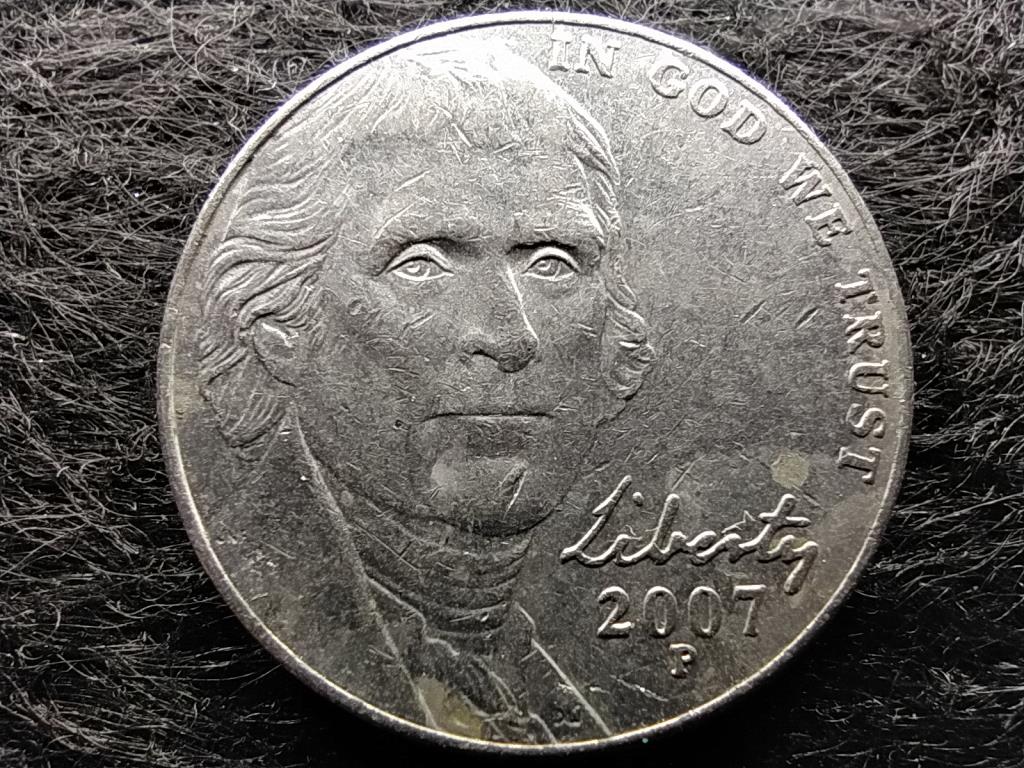 USA Jefferson nikkel Monticello 5 Cent 2007 P