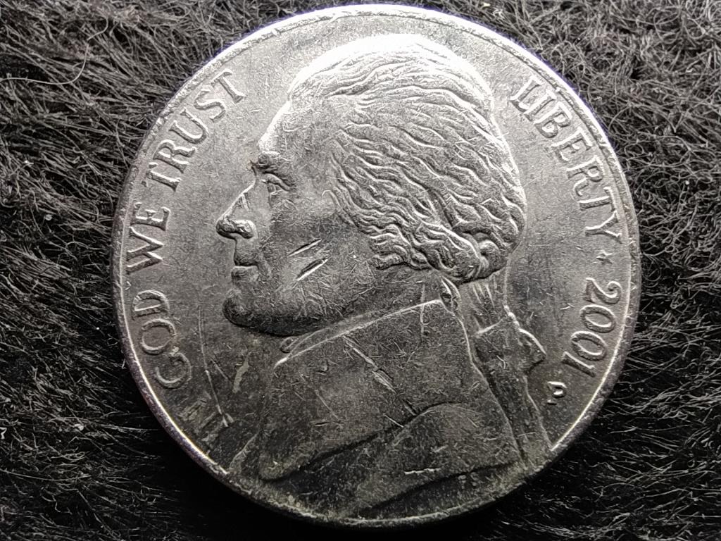 USA Jefferson nikkel 5 Cent 2001 P