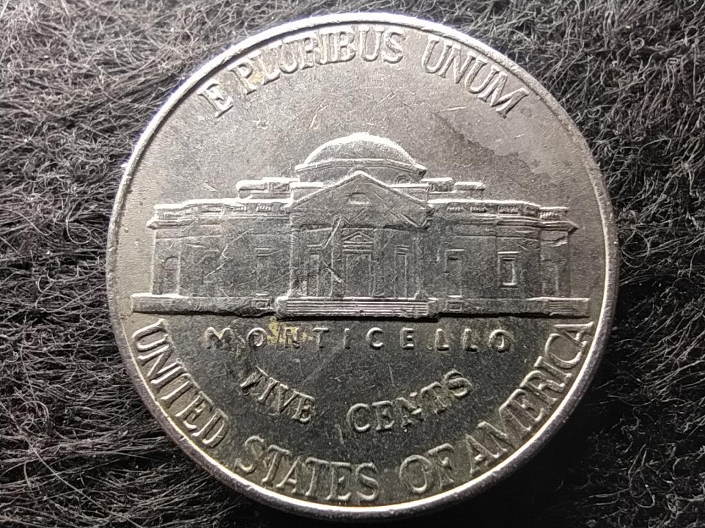 USA Jefferson nikkel 5 Cent 1999 D verdehibás