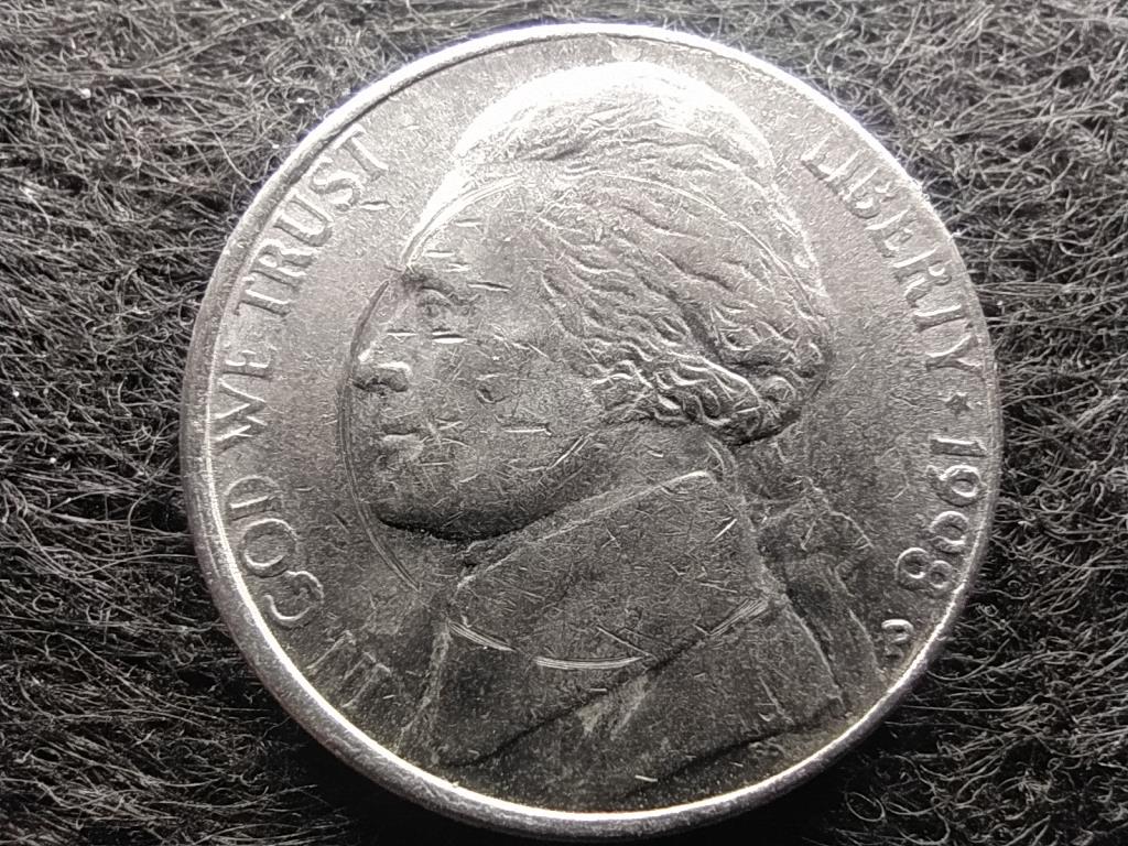 USA Jefferson nikkel 5 Cent 1998 P
