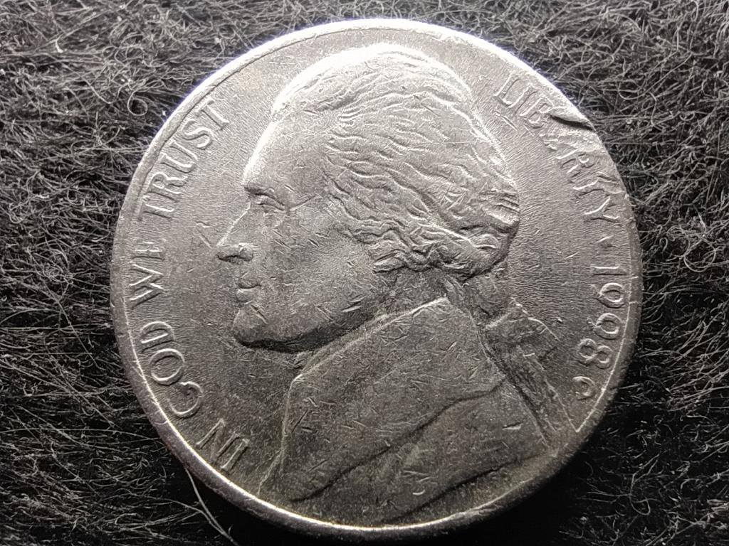 USA Jefferson nikkel 5 Cent 1998 D