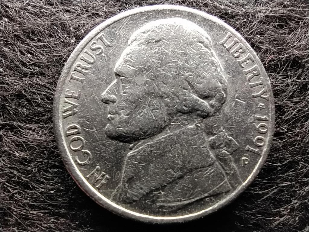 USA Jefferson nikkel 5 Cent 1991 P