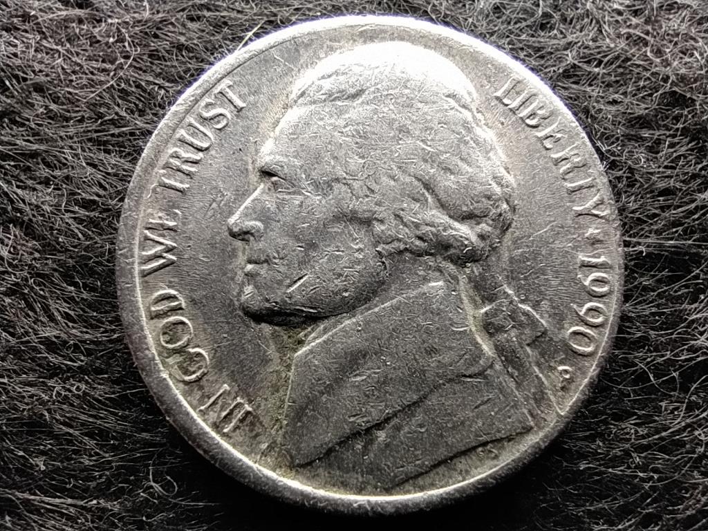 USA Jefferson nikkel 5 Cent 1990 P