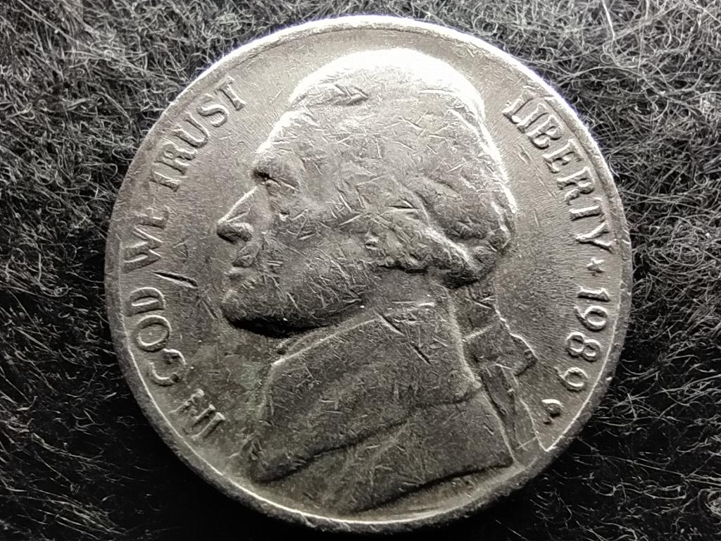 USA Jefferson nikkel 5 Cent 1989 P