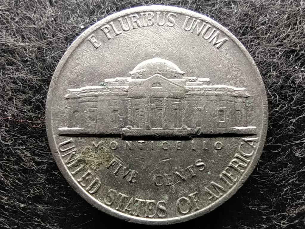 USA Jefferson nikkel 5 Cent 1981 P verdehibás
