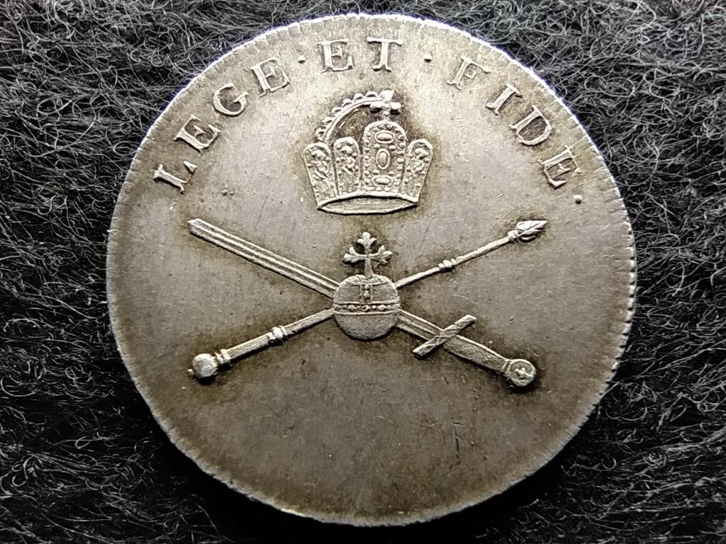  I. Ferenc 1792 Frankfurt koronázási zseton ezüst 22,2g