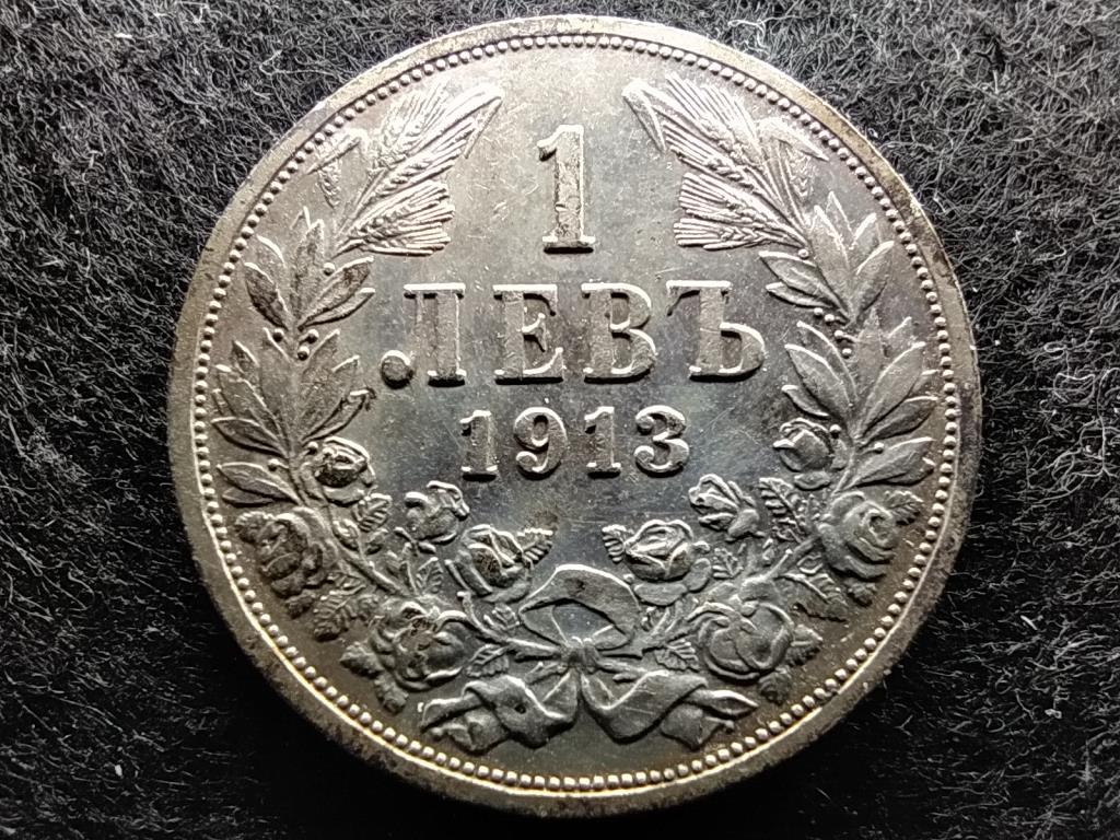Bulgária I. Ferdinánd (1887-1918) .835 ezüst 1 Leva 1913