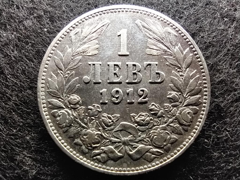 Bulgária I. Ferdinánd (1887-1918) .835 ezüst 1 Leva 1912