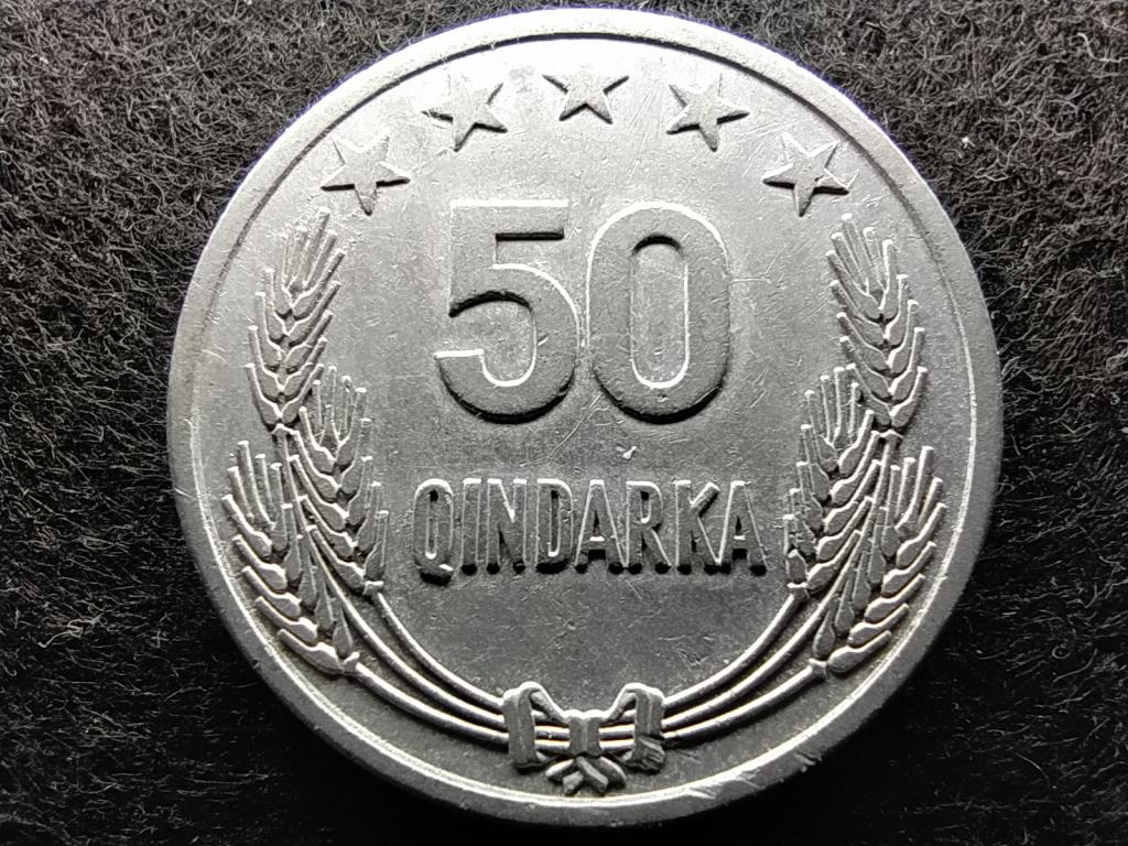 Albánia Szocialista Köztársaság (1945-1990) 50 Qindarka 1964