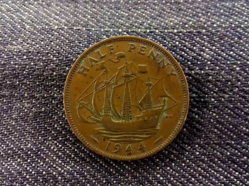 Anglia VI. György 1/2 Penny 1944
