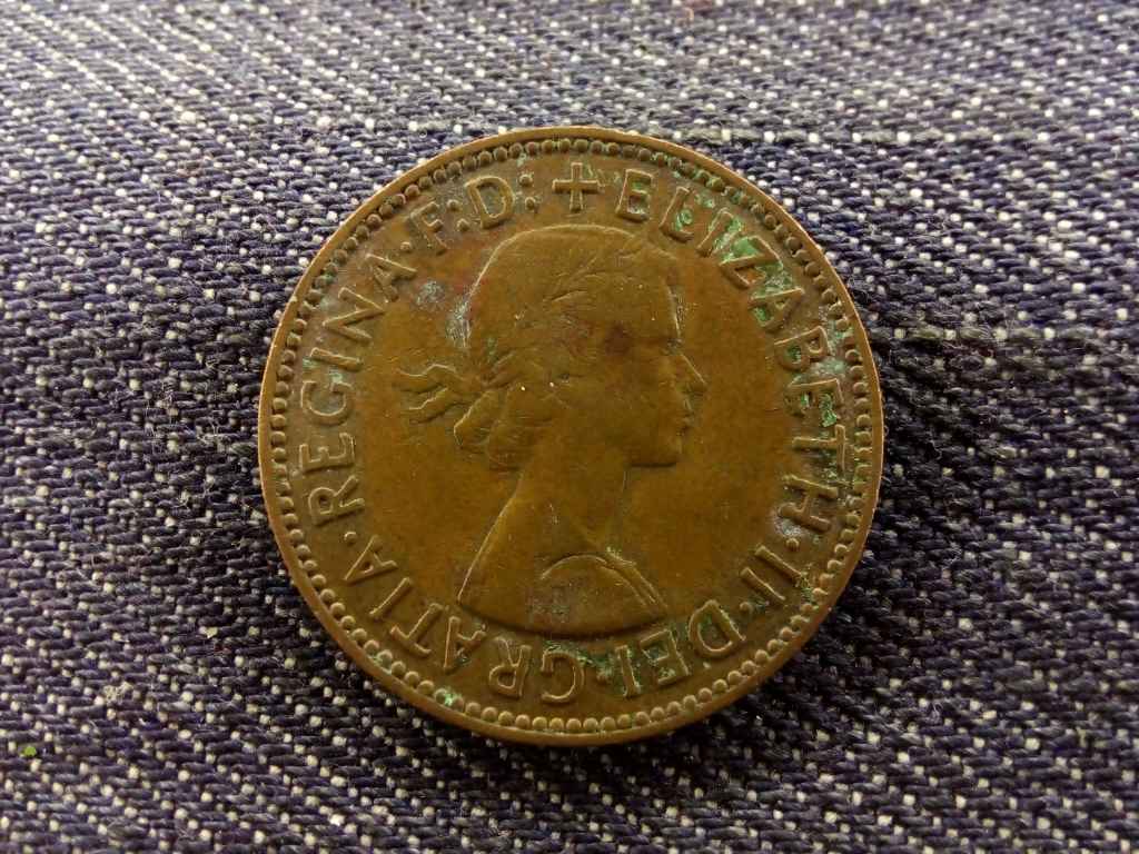 Anglia II. Erzsébet 1/2 Penny 1960