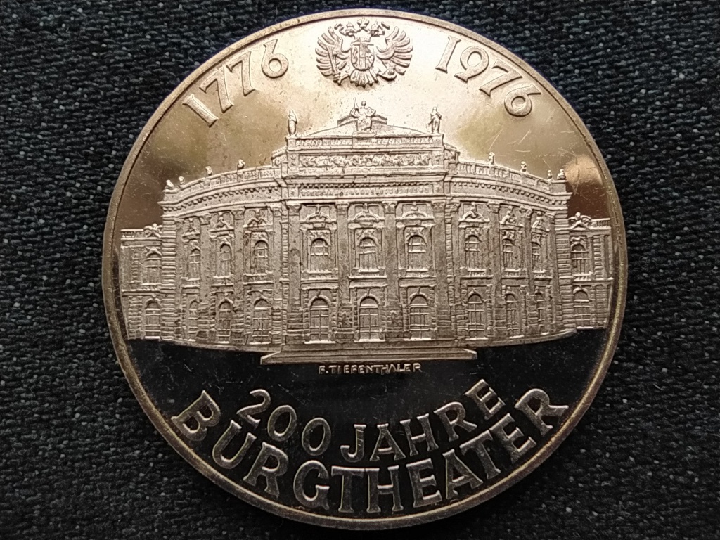Ausztria 200 éves a Burgtheater .640 ezüst 100 Schilling 1976 PP